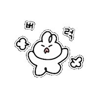 Angry Rabbit Sticker