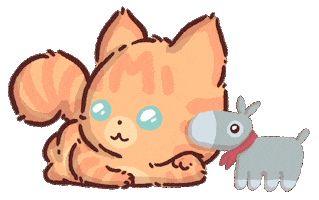 Cat Laying Sticker