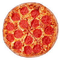 Hungry Pizza Pie Sticker by Pixel Parade App