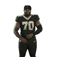 Football Sport Sticker by New Orleans Saints