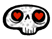 Horror Love Sticker by Mybro