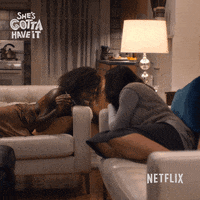 best friends laughing GIF by NETFLIX