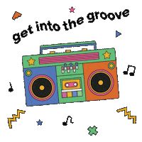 90S Singing Sticker by Staples Canada