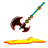 Axe Sticker by Dungeons & Dragons: Honor Among Thieves