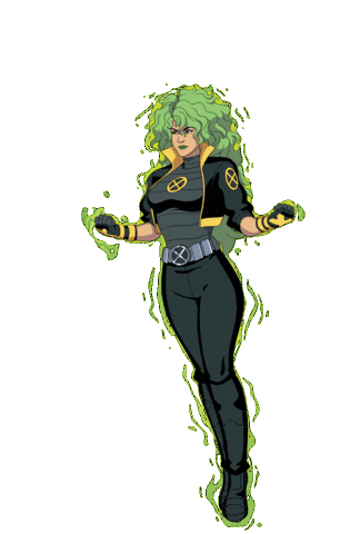 Polaris Flying Sticker by Marvel Studios