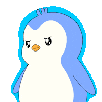 Penguin Glowing Sticker by Pudgy Penguins