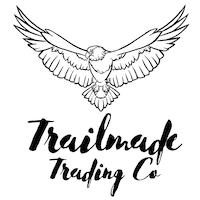 TrailmadeTradingCo jewelry trading eagle stained glass Sticker