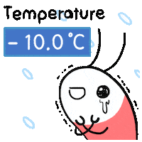 Sad Snow Sticker by pikaole