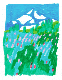 The Alps Forest GIF by Danielle Chenette