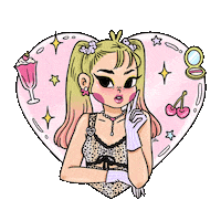 Pink Kiss Sticker by Evewear