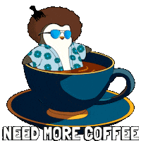 Good Morning Coffee Sticker by Pudgy Penguins