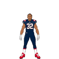 Might As Well Jump New England Patriots Sticker by Panini America