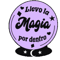 egatelier stars magic moon purple Sticker