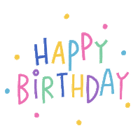 Happy Birthday Sticker