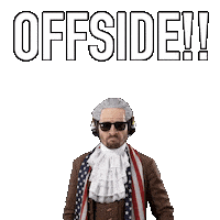 Us Soccer Offsides Sticker