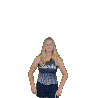Clarke Athletics Sticker by Clarke University