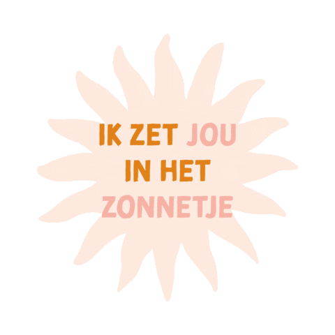 Sun Zonnetje Sticker by Studio Chien