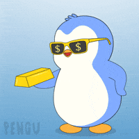 Pay Day Money GIF by Pudgy Penguins