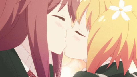 yuri kiss GIF