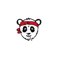 TokyosTaste crazy fish panda tasty Sticker