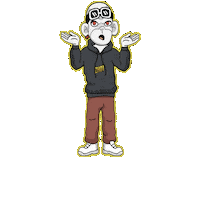 Confused Hands Up Sticker by Zhot