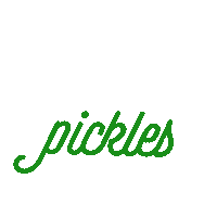 fighting pickles Sticker by UNCSA