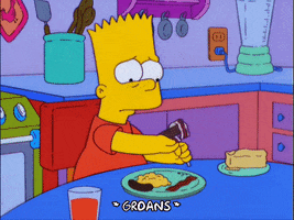bart simpson eating GIF