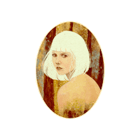julianahellmuth art artist german watercolor Sticker