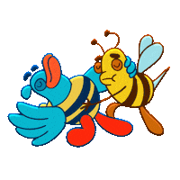 Dance Bee Sticker