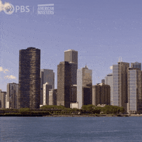 Chicago Skyline GIF by American Masters on PBS