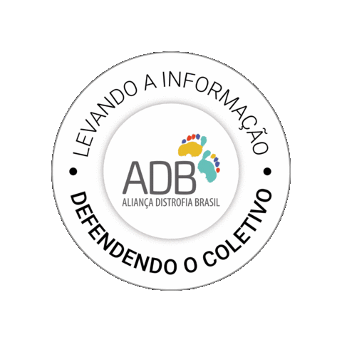 aliancadistrofiabrasil giphygifmaker adb coletivo informação Sticker