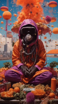 Monkey Geek GIF by systaime