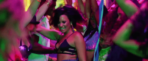 demilovato giphydvr dance party dancing GIF