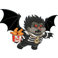 Hungry Fast Food Sticker