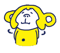 MONJARUInc いや 嫌 イヤイヤ ノー Sticker