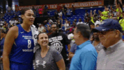 liz cambage fan GIF by WNBA