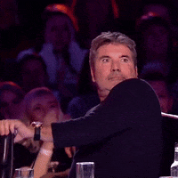 scared simon cowell GIF by Got Talent Global