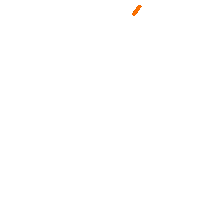 Orange Thunder Sticker