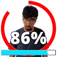 86Percent Sticker
