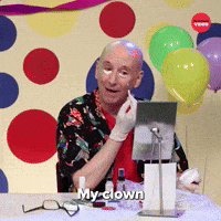 Clown GIF by BuzzFeed
