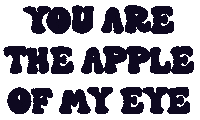 Eyes Apple Sticker by eyecarepluswallsend