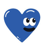 Allkinds_au heart peace australia tongue out Sticker