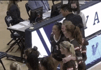 Celebration Dancing GIF by Brown Volleyball
