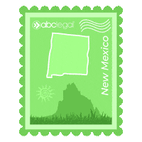 New Mexico Letter Sticker by ABCLegal