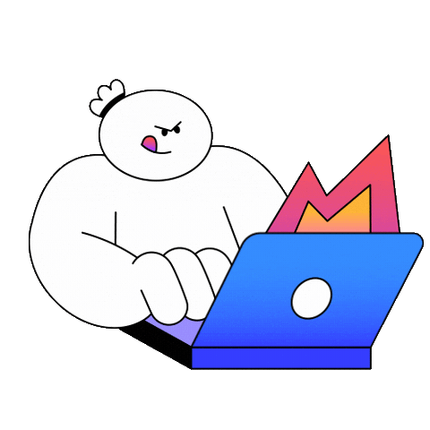 Working In The Zone Sticker by TheLittleLabs