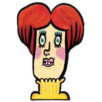 Illustration Singing Sticker