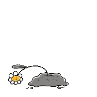 beanpolice sad flower beans flowey Sticker