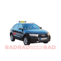 AutoRad drive driving school driving lessons audi q3 Sticker