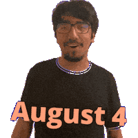August Sticker