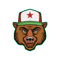 San Francisco Bear Sticker